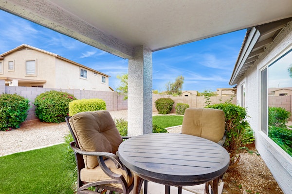 Inviting home with patio, enclosed yard, fireplace, office, streaming, W/D, AC