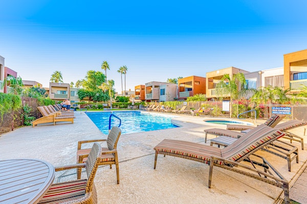 Old Town Scottsdale Condo w/ Private Patio, Shared Outdoor Pool, and Gym