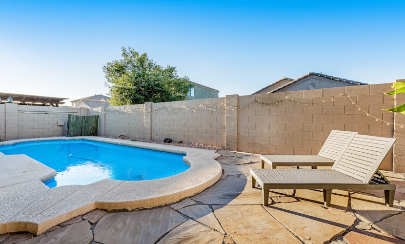 Stunning home with pool, patio, grill, central AC & washer/dryer