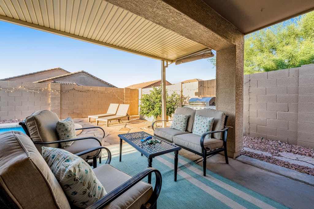 Stunning home with pool, patio, grill, central AC & washer/dryer