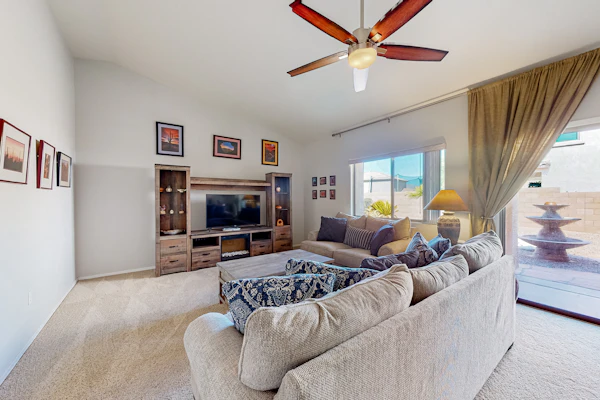 Home with private outdoor space, grill, central AC, & washer/dryer