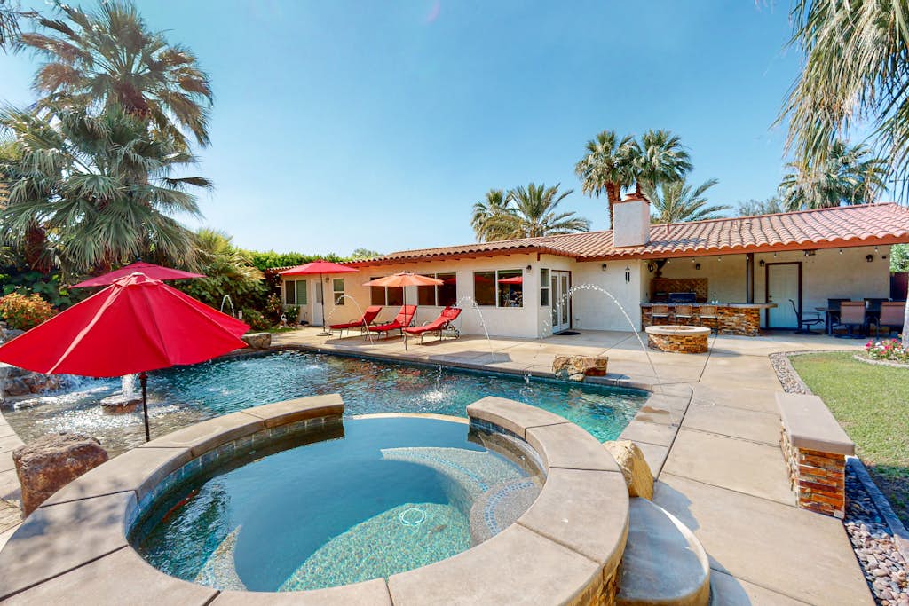 Gorgeous Palm Desert Oasis with Backyard Paradise, Pool, Spa & Private Casita
