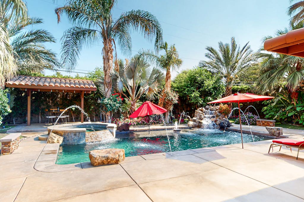 Gorgeous Palm Desert Oasis with Backyard Paradise, Pool, Spa & Private Casita