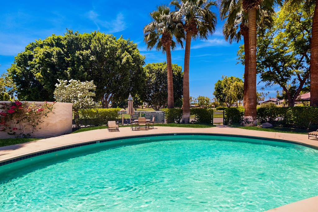Unwind in style at this cute condo in Palm Desert ft.a sunny patio and pool.