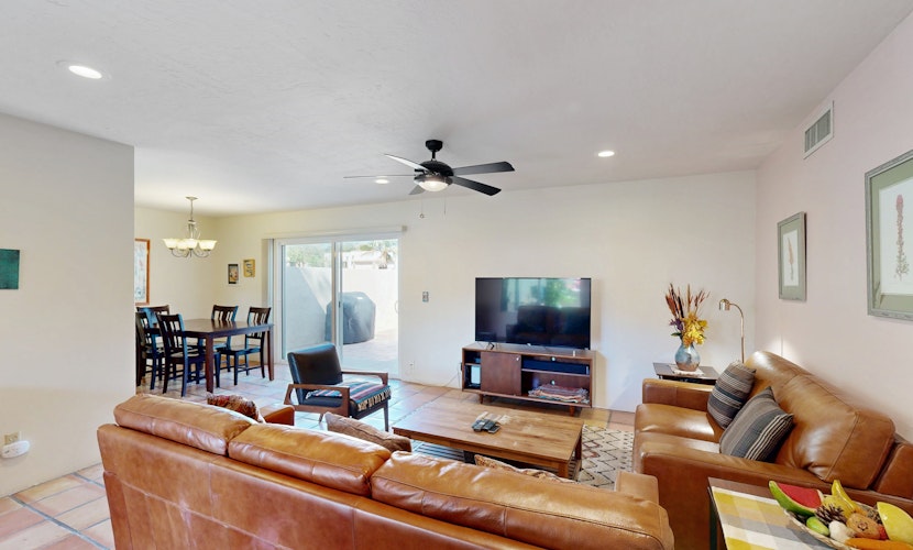 Corner condo in Tucson foothills w/ a community pool & two private patios