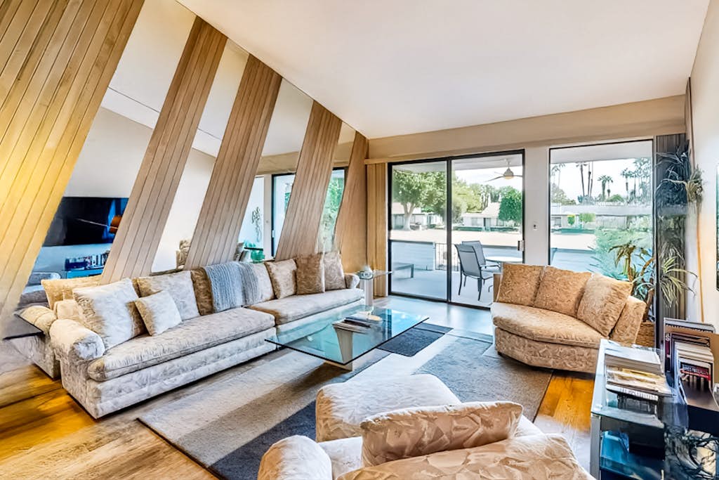 Sophisticated home blending contemporary luxury with classic Palm Springs charm