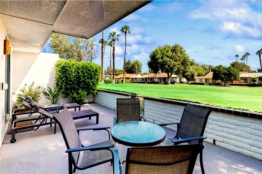 Sophisticated home blending contemporary luxury with classic Palm Springs charm