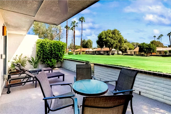 Sophisticated home blending contemporary luxury with classic Palm Springs charm