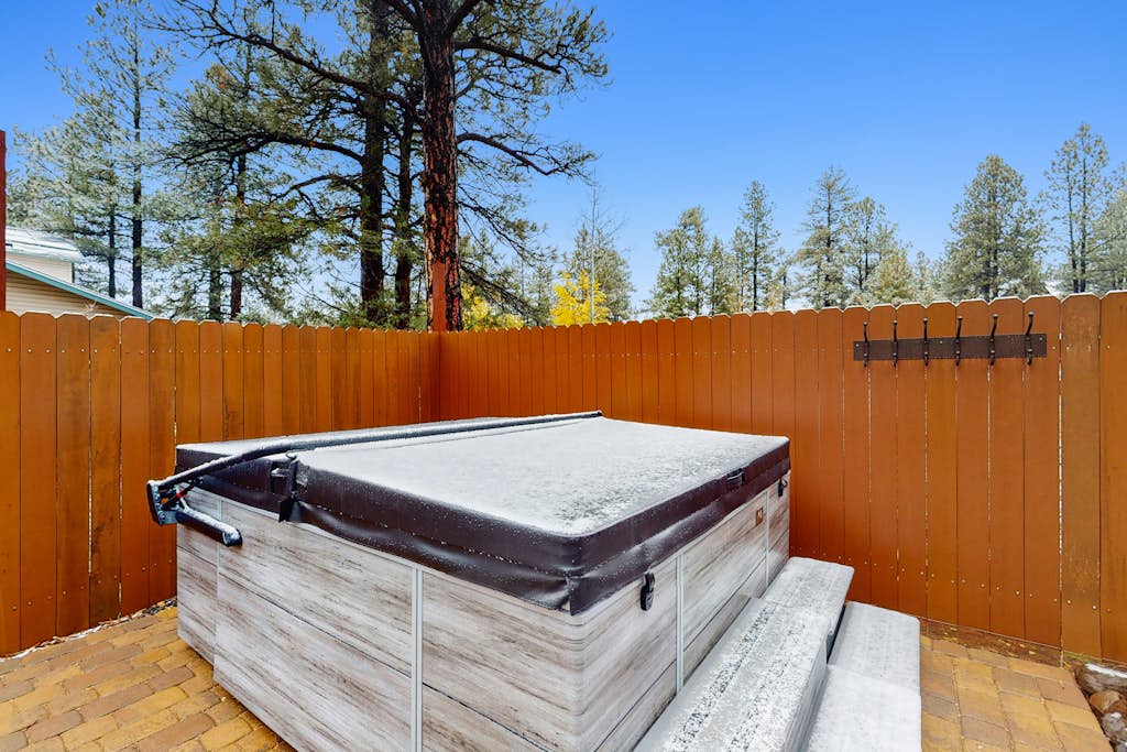 Cozy Home w/ private hot tub, deck, office space, & board games - dog-friendly