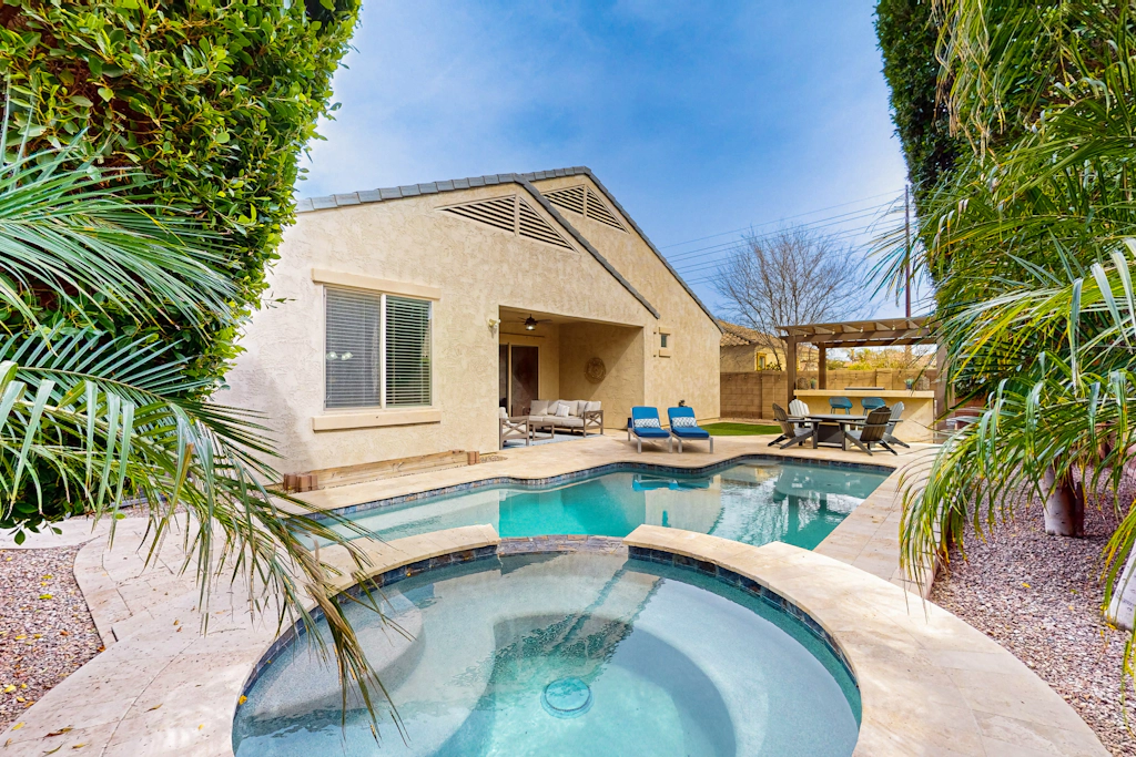 Tropical Poolside Paradise
