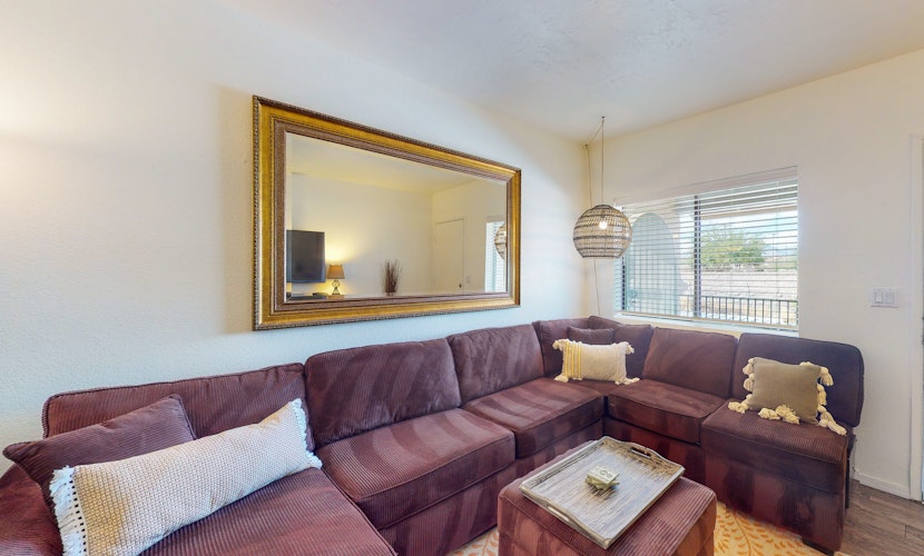 Classic condo with a balcony, washer/dryer, central AC, pool