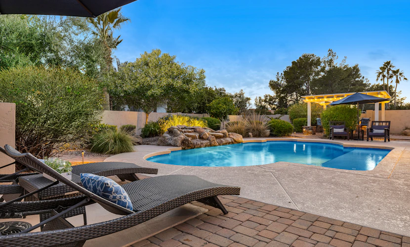 Gorgeous home with private pool, outdoor TV, bikes, foosball, jetted tub, & W/D