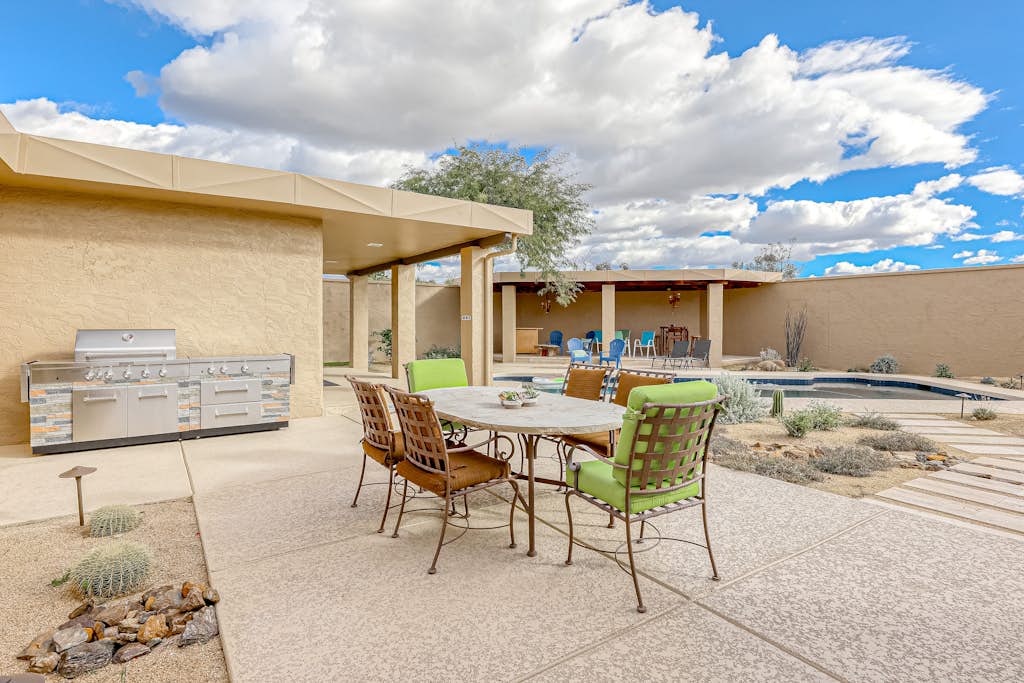 Dog-friendly mountain-view home with private pool, outdoor lounging & W/D