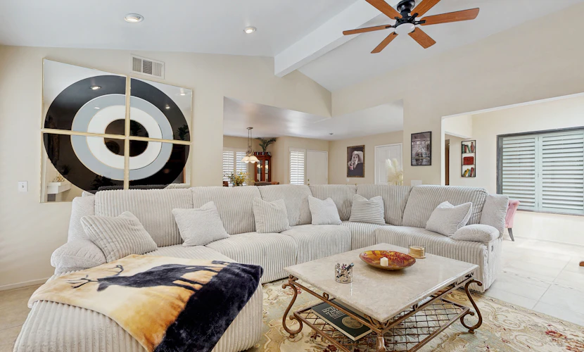 Sunny Palm Desert Retreat with Breathtaking Mountain & Valley Views, Heated Pool