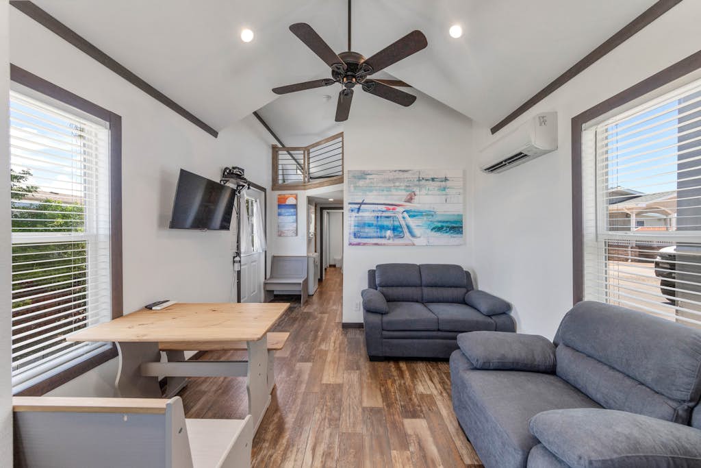 Views of Space X from beautiful Lakeside Haven 620