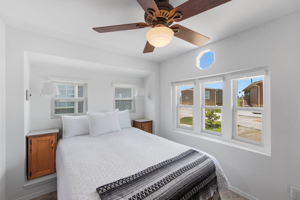 View of Space X from Waterfront one bedroom (629)