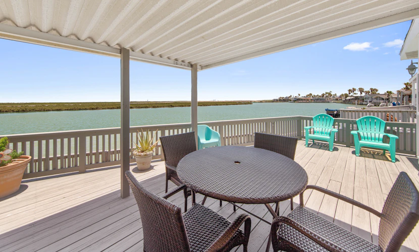 View of Space X from Waterfront one bedroom (629)