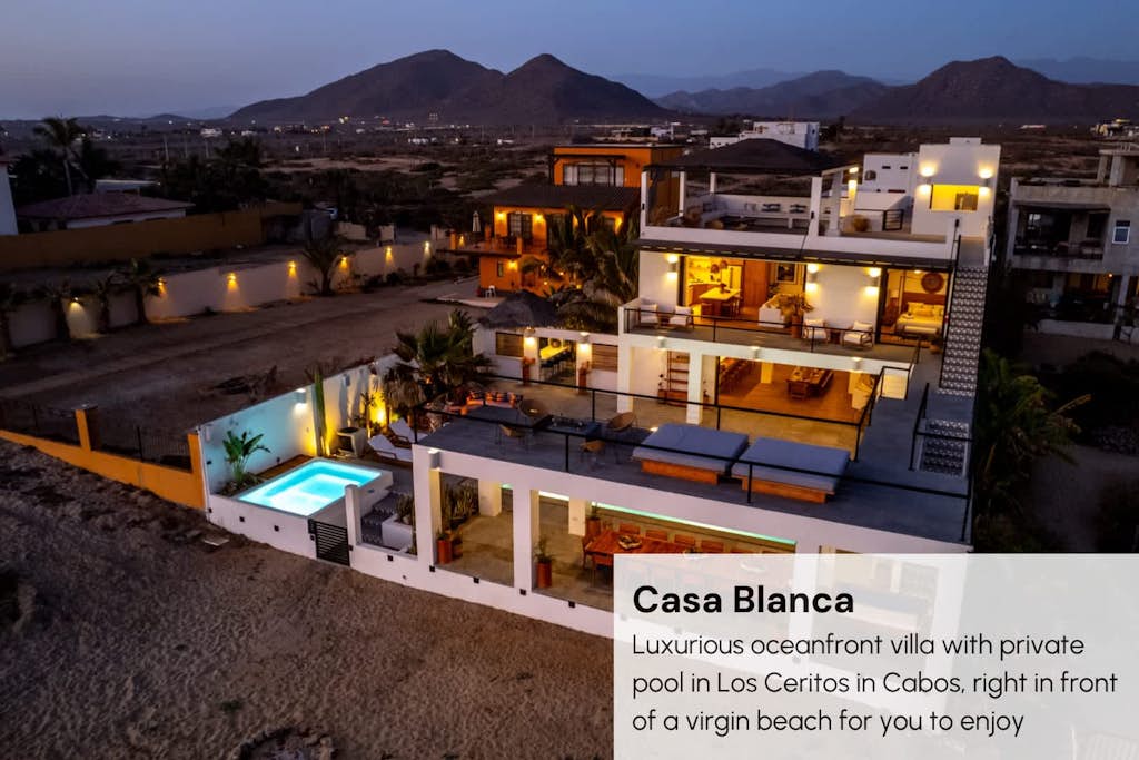 Oceanfront 10 BR Villa with Pool - Jacuzzi - Beach