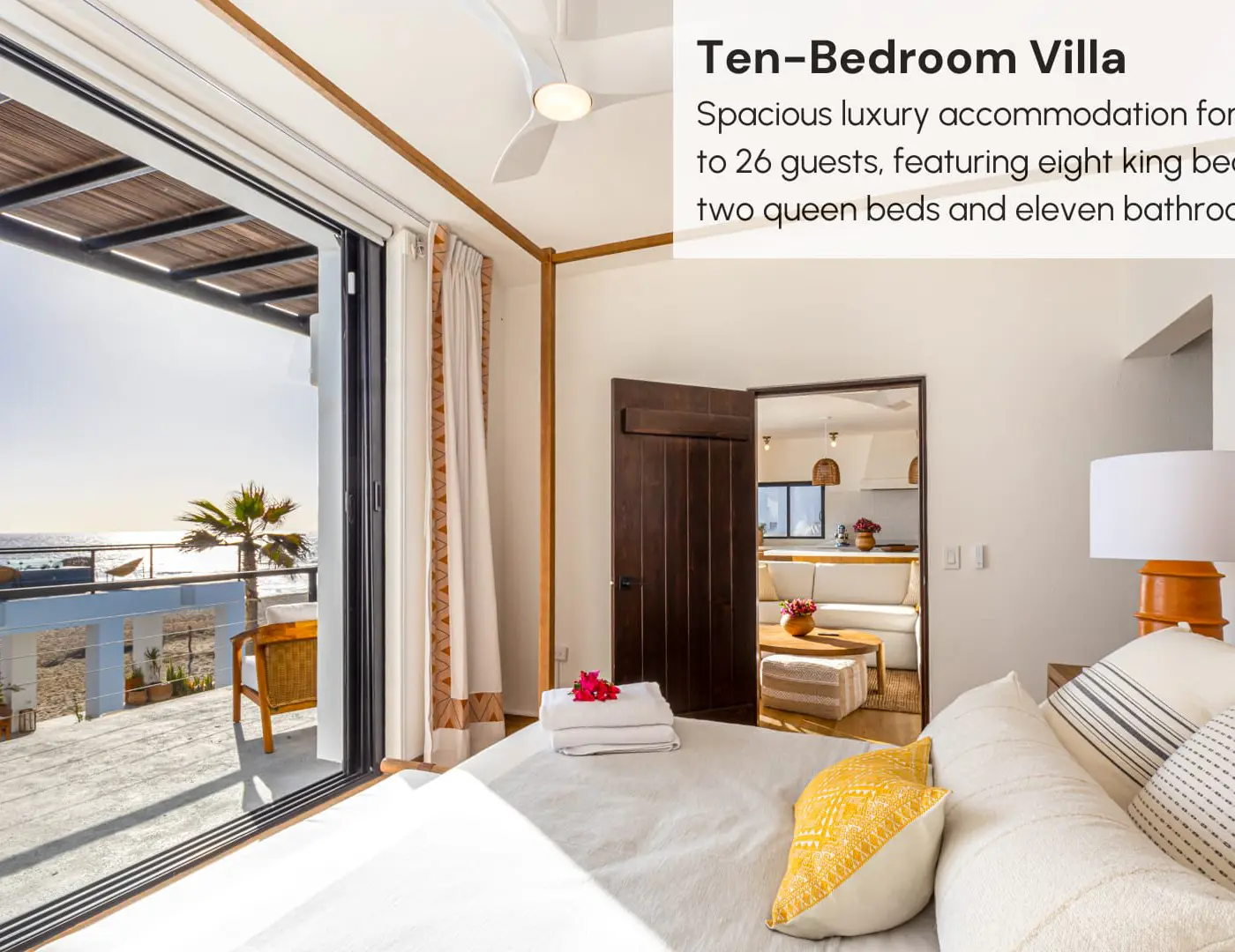 Oceanfront 10 BR Villa with Pool - Jacuzzi - Beach