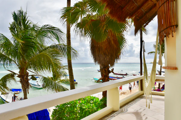 Ocean front suite in caribbean paradise. 214