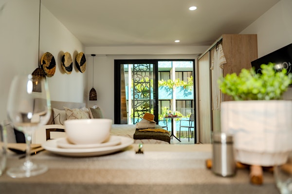 Town Studio Private Balcony & Terrace with Sea View