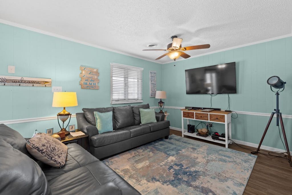 Pet Friendly 3 Bedroom Inlet Front Beach Home for 12! Oversized Deck and Dock! Blushing Mermaid