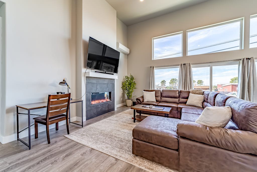 Luxe & Modern Getaway Near Otter Point with Ocean Views, Central AC & WiFi