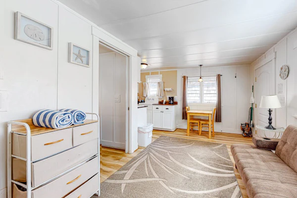 Colorful, Dog-Friendly Cottage with Free WiFi, Fireplace - Near Beach & Town