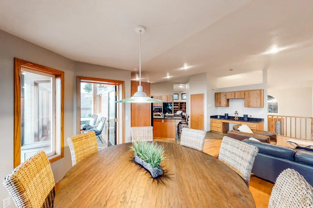 Dog-friendly home with ocean views, high-speed WiFi, and wood-burning fireplace