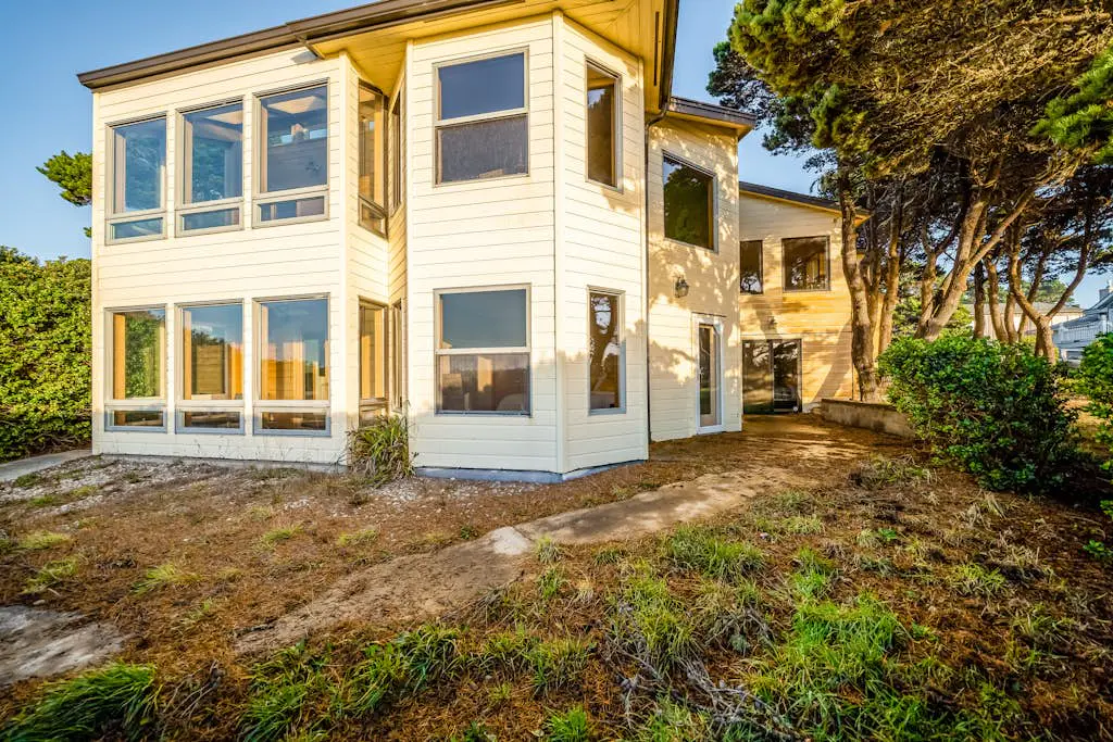 Dog-friendly home with ocean views, high-speed WiFi, and wood-burning fireplace
