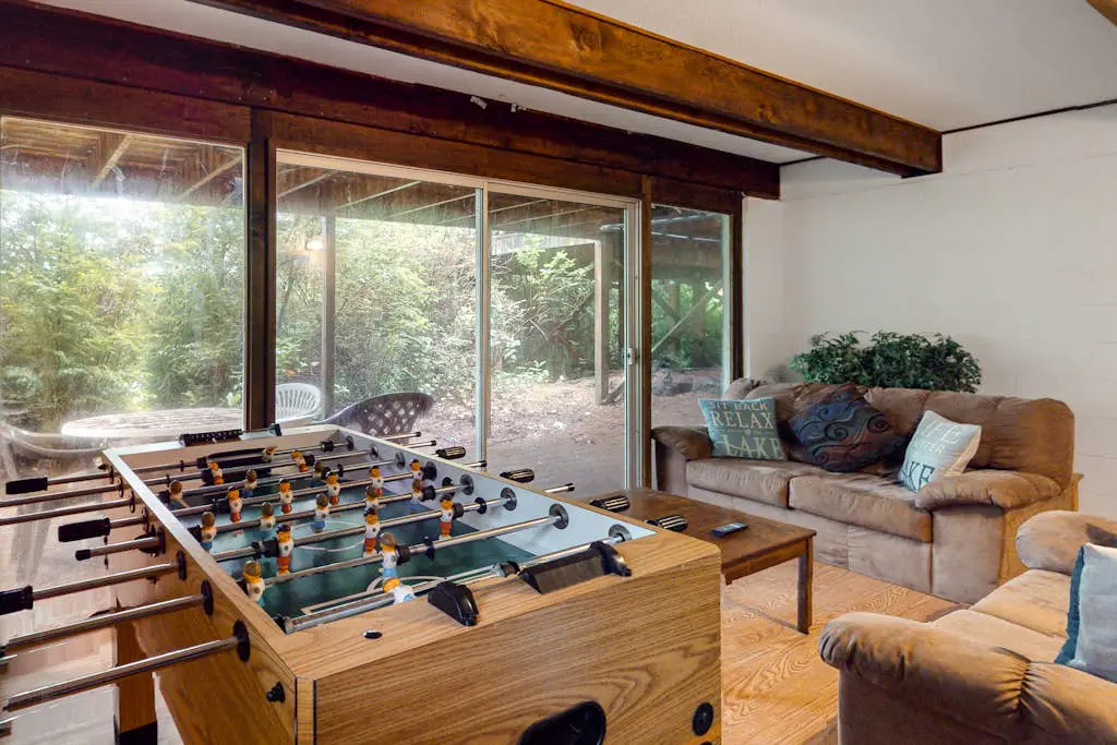 Dog-Friendly Home with Expansive Deck with Hot Tub and Dock on Woahink Lake