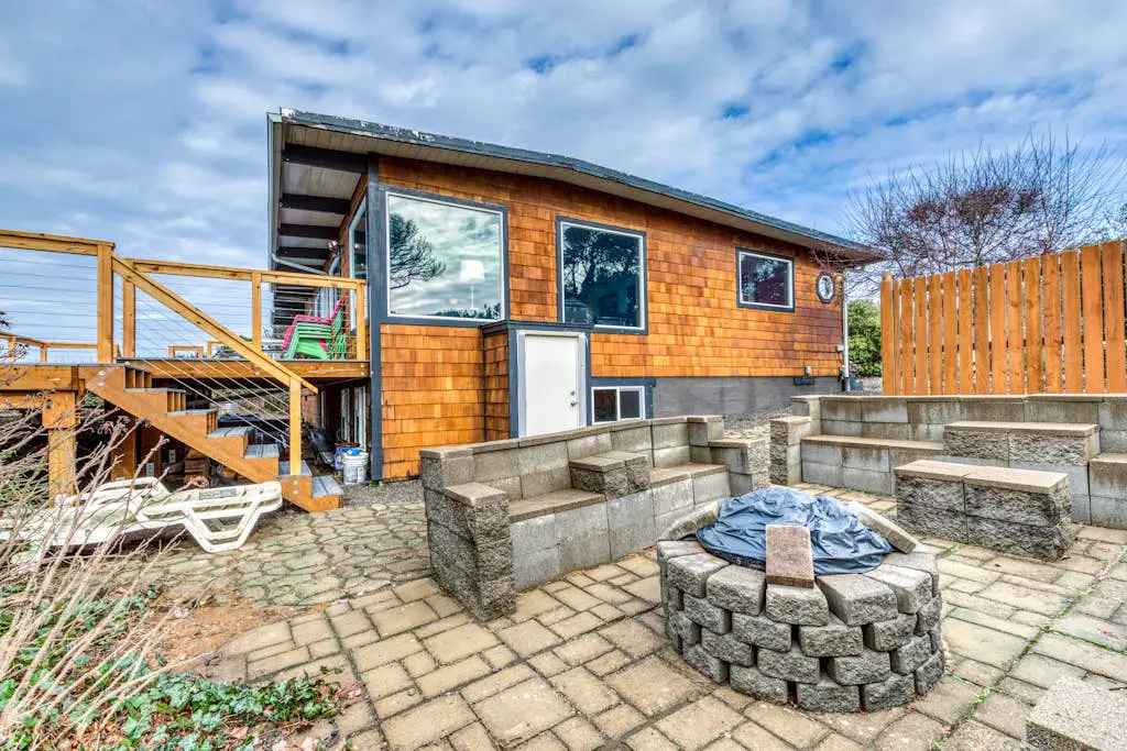 Dog-Friendly, Oceanfront Home with a Private Hot Tub, Firepit, & Free WiFi