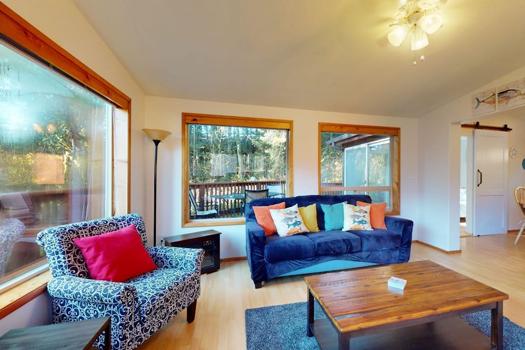 Mountain view home in an oceanfront community above Whaleshead Beach