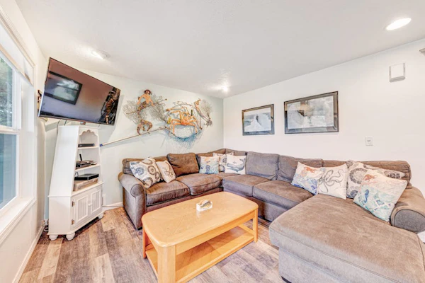 Whimsical Oceanview Home with Private Hot Tub & Nearby Beach Access - Dogs OK