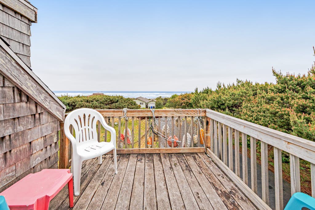Whimsical Oceanview Home with Private Hot Tub & Nearby Beach Access - Dogs OK