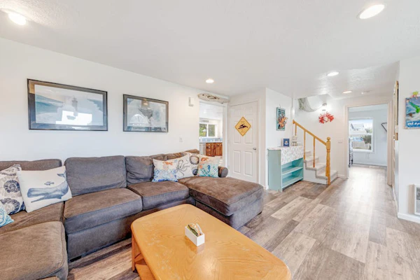 Whimsical Oceanview Home with Private Hot Tub & Nearby Beach Access - Dogs OK