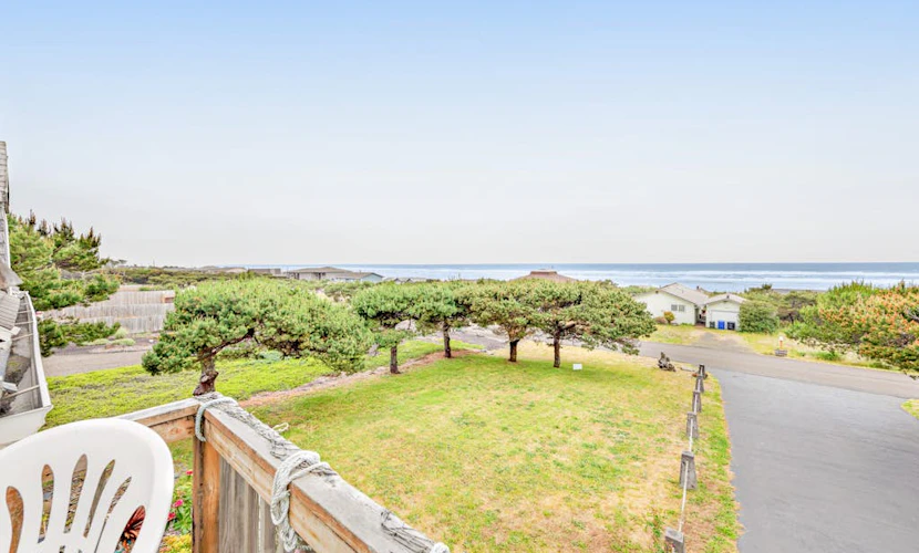 Whimsical Oceanview Home with Private Hot Tub & Nearby Beach Access - Dogs OK