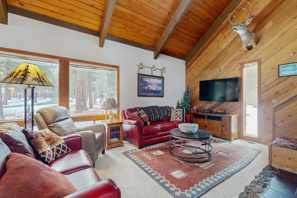 Rustic-chic home with patio, pools, hot tubs, & fitness center