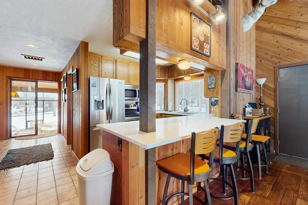 Rustic-chic home with patio, pools, hot tubs, & fitness center