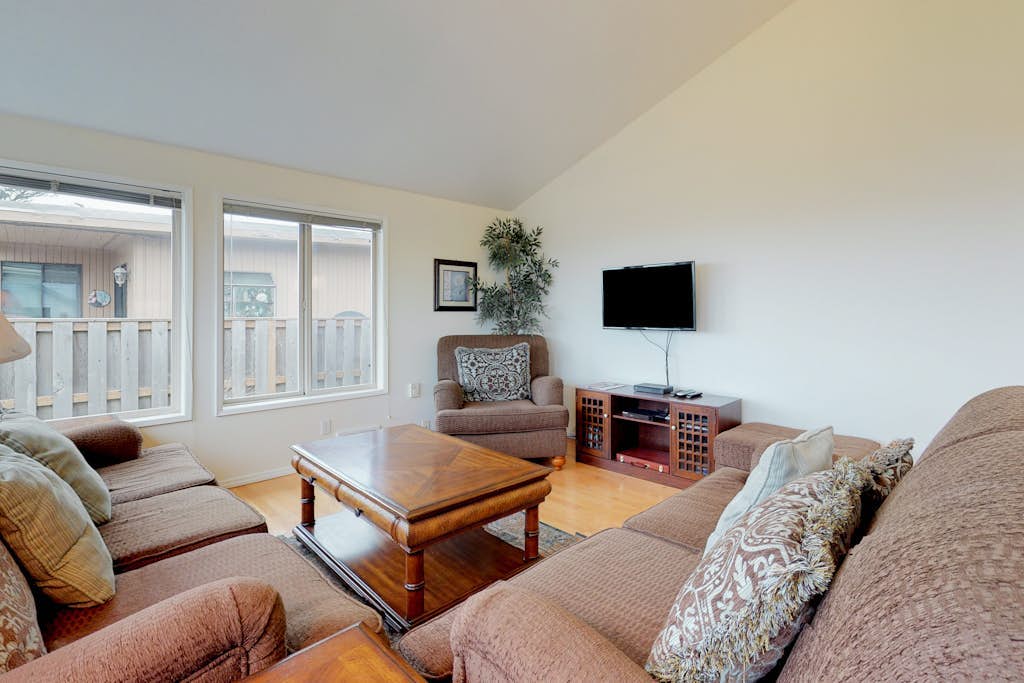 Oceanview Home with Beautiful Deck & Private Playground - Blocks to the Beach