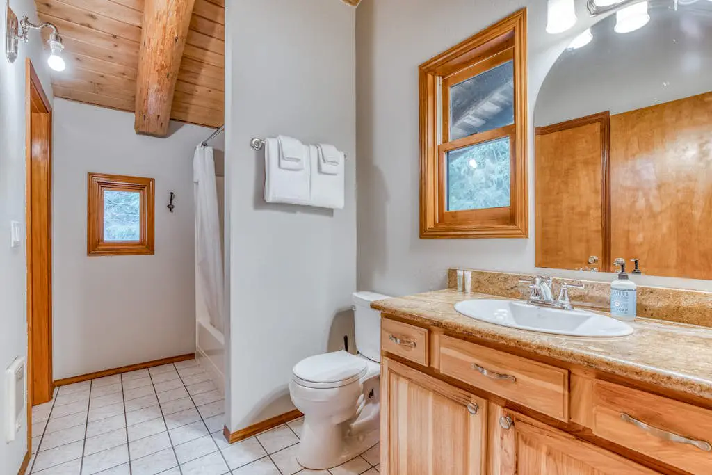 Mountain view, dog-friendly cabin with fireplace, washer&dryer, grill, & hot tub