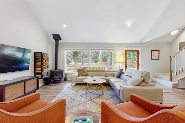 Charming & Family-Friendly Retreat with Wood Stove, Washer/Dryer & Fenced Yard