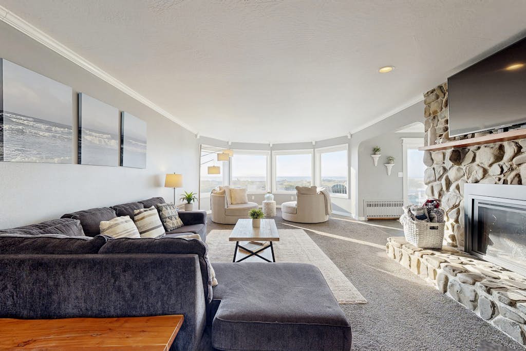 Dog-Friendly, Oceanfront Home with Free WiFi, Full Kitchen, & Outdoor Fireplace