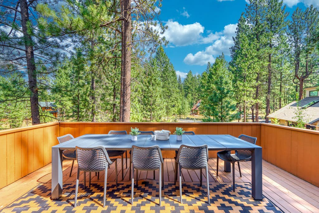 Dog-friendly home with grill, deck, firepit, balcony, & mountain view