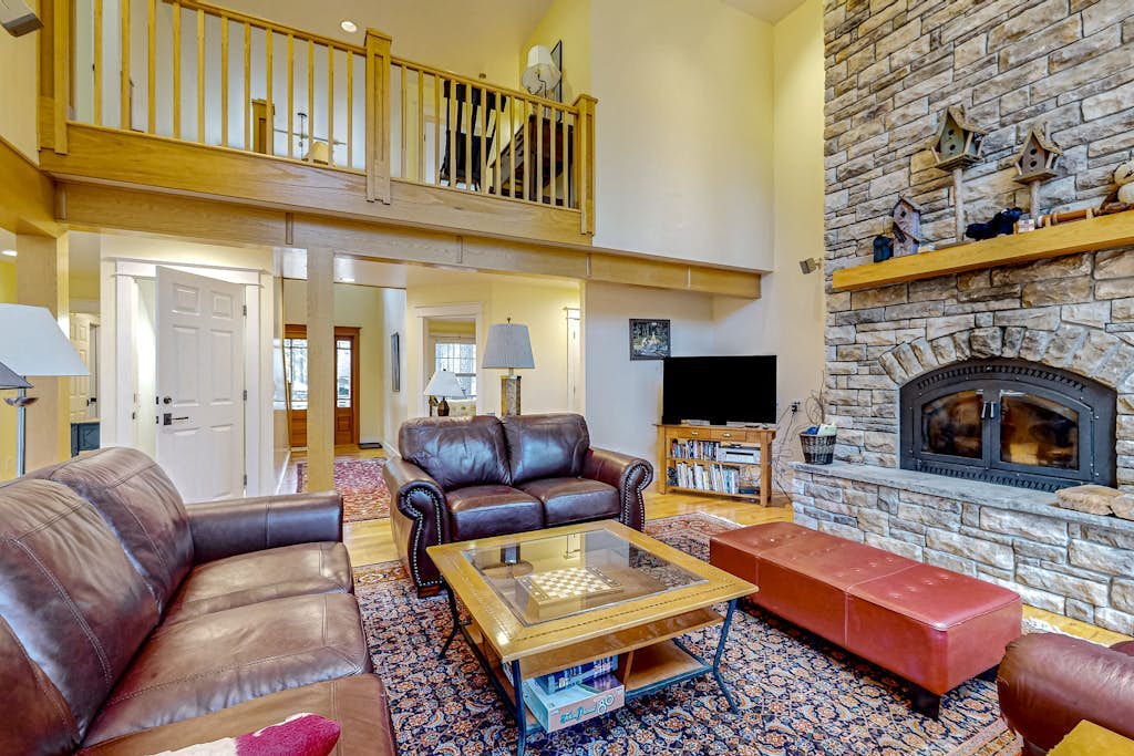 Spacious family home with wraparound deck, gas grill, and resort amenities