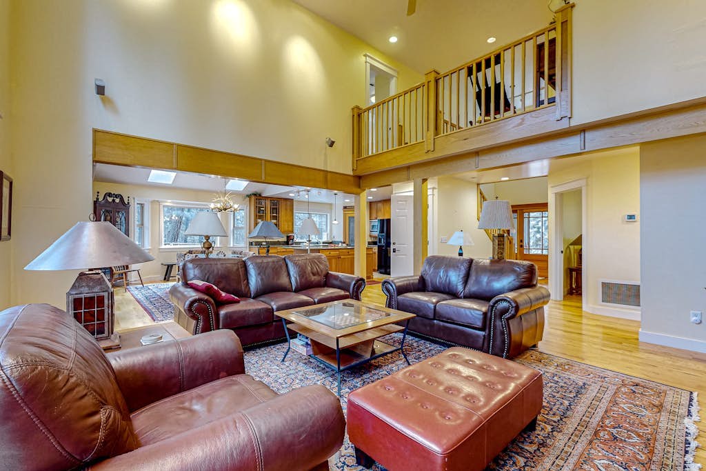 Spacious family home with wraparound deck, gas grill, and resort amenities