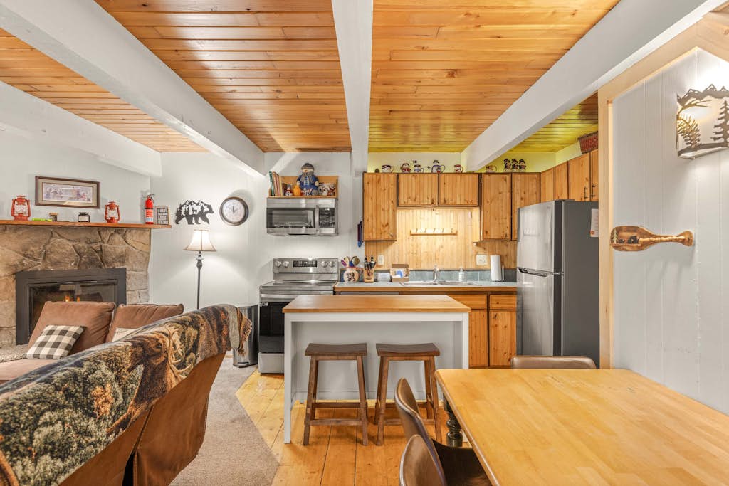 Newly remodeled cabin-style condo near skiing & attractions - dogs welcome