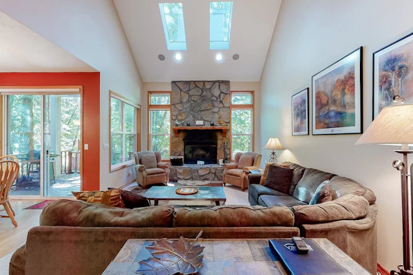 Golf-course-front home with hot tub & pool - easy ski & golf access