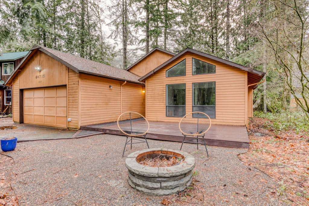 Spacious Mountain Home with Decks, Firepit, Grill, Wood Stove, W/D, & Free WiFi