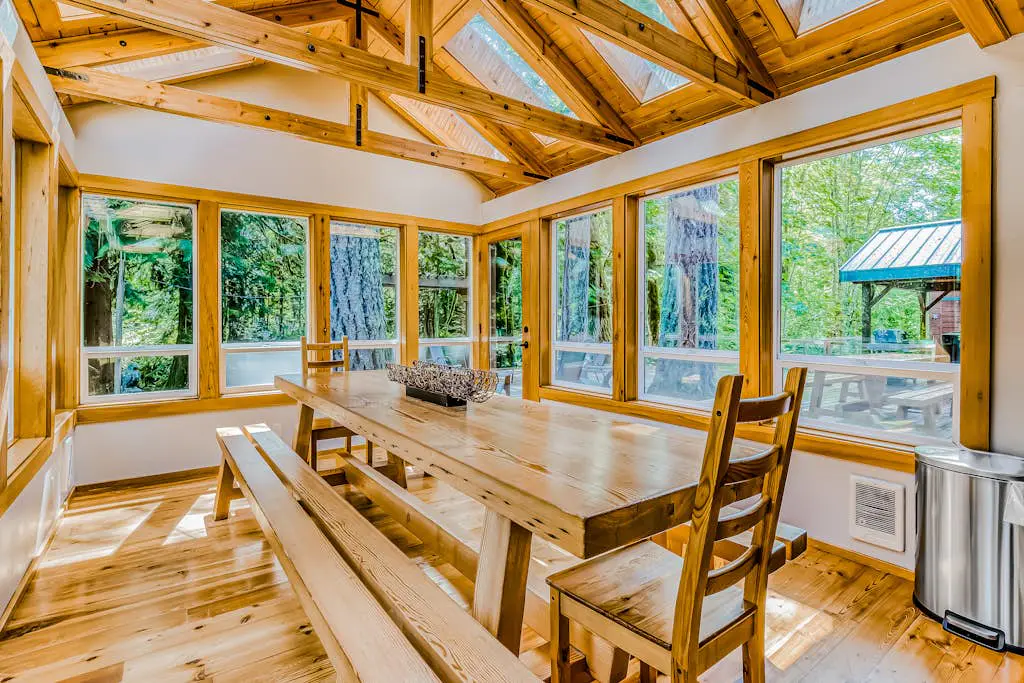Dog-friendly creekside home with entertainment barn, private hot tub & firepit
